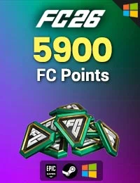 EPIC/STEAM/PC EA FC Points 5900
