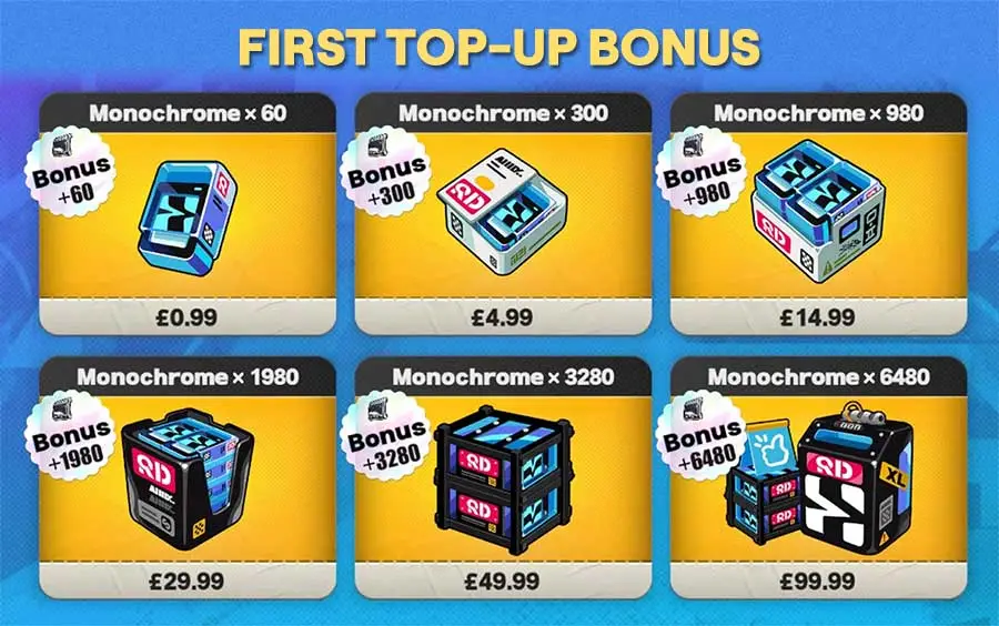 ZZZ First Top-Up Bonus